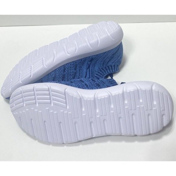 Women’s Blue Running Shoes Size 10 Sock Style Comfort Training Shoes Brand New - Picture 4 of 9
